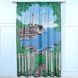 Outdoor View Curtains By The Sea