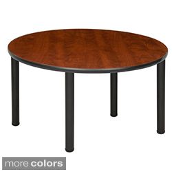 Regency Seating 48 inch Round Table with Black Post Legs Today $315