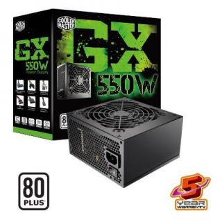 Cooler Master GX 550W   Certifié 80Plus   Alimentation PC 550 Watt