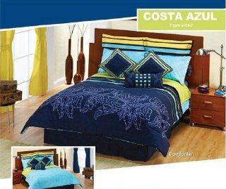 Costa Azul Comforter Set   7 Piece, Three sides of