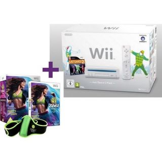 PACK Wii JUST DANCE 2 + ZUMBA FITNESS 2 + CEINTURE   Achat / Vente WII