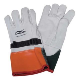 Condor 3NEE5 Elec. Glove Protector, 11, Gry/Orng/Blk, PR