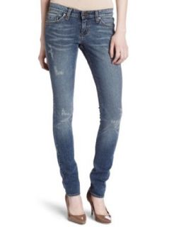 JET Corp Womens Scratch Fade Skinny Jean Clothing