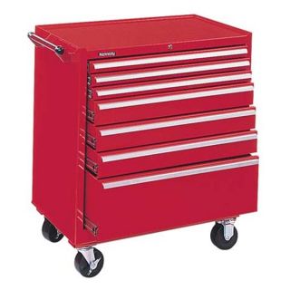Kennedy 3407XR Tool Cabinet, 7 Dr, 34x20x40, Red