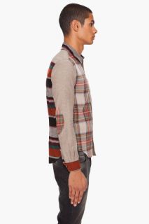 Opening Ceremony Patchwork Shirt for men