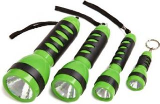 X Gear Mens 4 Piece Flashlight Gift Set, Green, One Size