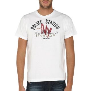 NYPD T Shirt Homme Blanc Blanc   Achat / Vente T SHIRT NYPD T Shirt