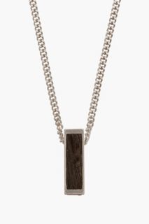 Maison Martin Margiela Wood Pendant Necklace for men