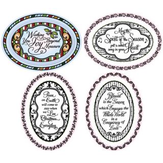 JustRite Stampers Peace On Earth Original Stamp Sets (Pack of 8) Today