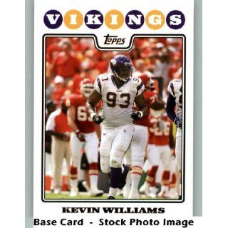 Williams 2008 Topps NFL Card #197 (Minnesota Vikings) 
