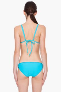 Rag & Bone Turquoise Baja String Bikini Top for women