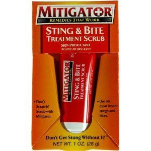 Mitigator [5 Tubes] Insect Sting & Bite Treatment Scrub, 1
