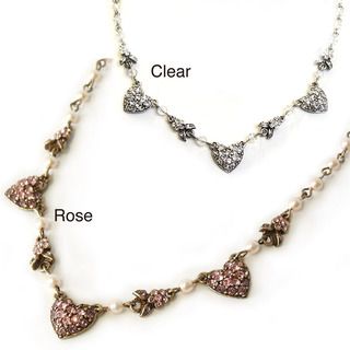 Sweet Romance Queen of Hearts Crystal Necklace