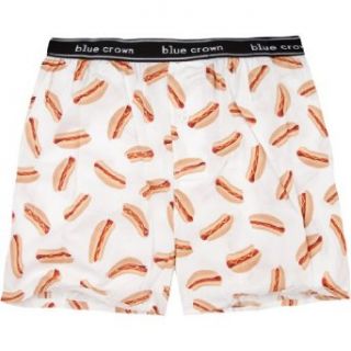 BLUE CROWN Hot Dog Woven Boxers Clothing