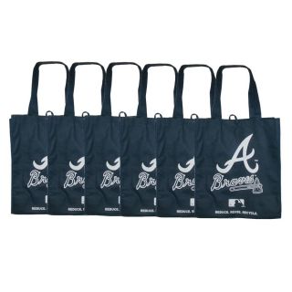 Atlanta Braves Reusable Bags (Pack of 6)