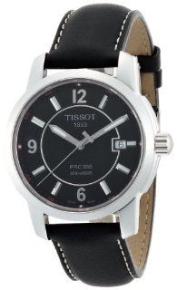 Tissot Mens T0144101605700 PRC 200 Black Dial Watch Watches 