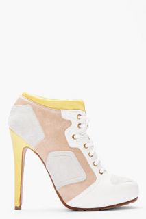 McQ Alexander McQueen White Sport Shoe High heeled Boots for women