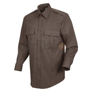 Horace Small HS114518535 Sentry Plus Shirt, Brown, Neck 18 1/2 In.