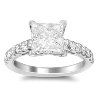 18k Gold 5ct TDW Certified Diamond Engagement Ring (H I, I1) MSRP $