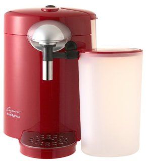 Capresso 201.06 FrothXpress Automatic Milk Frother, Red