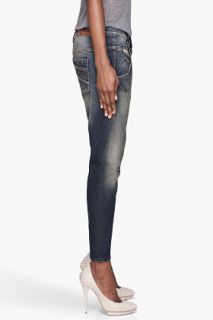 Diesel Indigo Faded Low rise Fayza Jeans for women