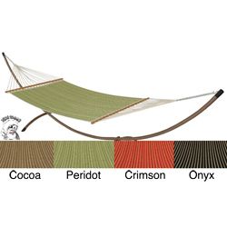 PHAT TOMMY Sunbrella Harwood Deluxe Quilted Reversible Hammock & Stand