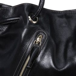Furla Carmen Double Strap Extra large Black Handbag