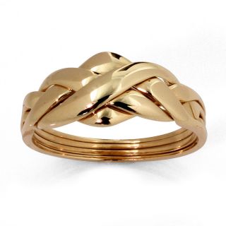 Toscana Collection 10k Yellow Gold Puzzle Ring