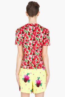 Marc Jacobs Yellow Multicolor Carnation T shirt for women