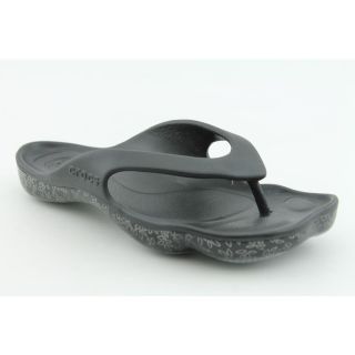 Crocs Womens ABF Flip Leaves Man Made Sandals (Size 4)