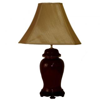 Oxblood Ginger Jar One Light Table Lamp Today $218.99 Sale $197.09