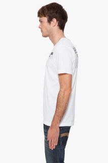 G Star White Withnail T shirt for men