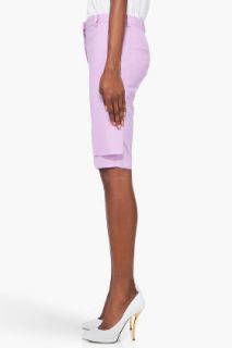 3.1 Phillip Lim Purple Layered Bermuda Shorts for women