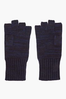 Wings + Horns Cashmere wool Cut off Glove for men