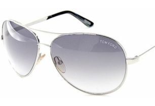 Tom Ford Charles FT0035 Sunglasses   753 Shiny Palladium