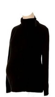 Lilo Maternity Turtleneck Sweater Black Clothing