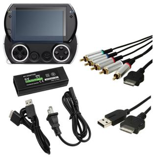 USB Cable/ Protector/ AC Adapter/ Component Cable for Sony PSP Go