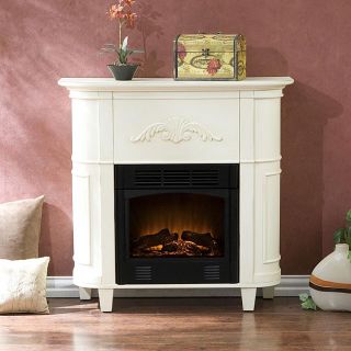 Connor Antique White Fireplace