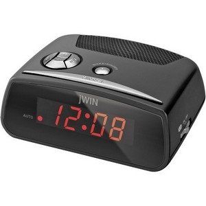 jWIN JL106BLK Compact Digital Alarm Clock: Electronics