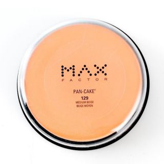 Max Factor Pan Cake #129 Medium Beige Makeup (Pack of 4)