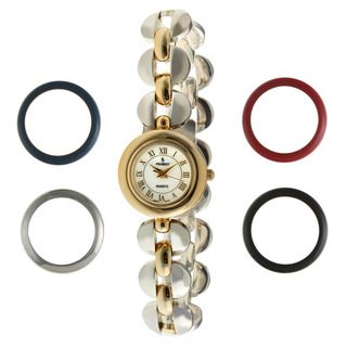 Peugeot Womens Two tone Watch Gift Set