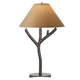 Rustic Woodland Table Lamp: Home & Kitchen
