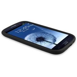 Black Silicone Skin Case for Samsung Galaxy S III i9300