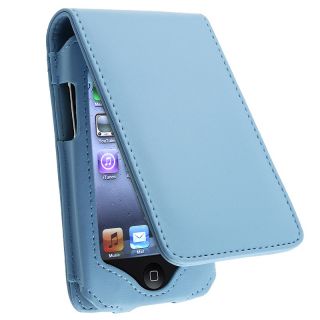 BasAcc Blue Leather Case for Apple iPod Touch Generation 2/ 3