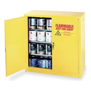 Eagle YPI 32 Paints and Inks Cabinet, 40 Gal., Yellow