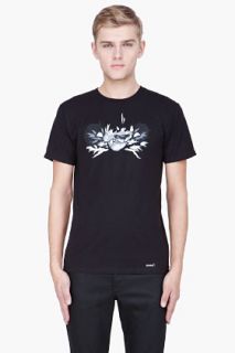 Kidrobot Black Angry Woebots Shadow Friend T shirt for men