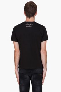 Kidrobot Black Huck Gee Skullslinger T shirt for men