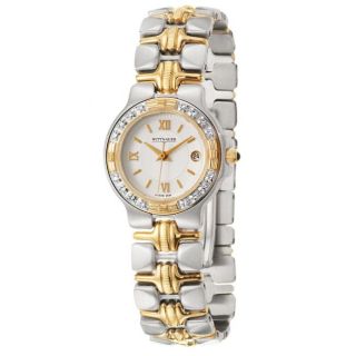 Wittnauer Womens International Stainless and Yellow Goldplated
