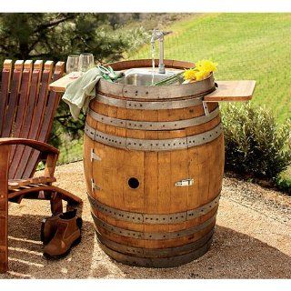 Wine Barrel Sink Patio, Lawn & Garden