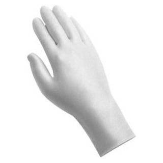 Ansell 525433 34 725 Large Powder Free Clear DuraTouch Gloves, Pack of